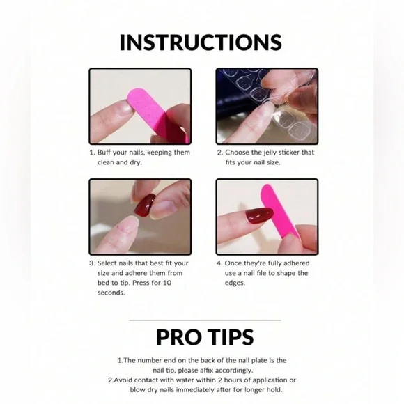 24 Short Square Nails, NIB - Picture 4 of 5